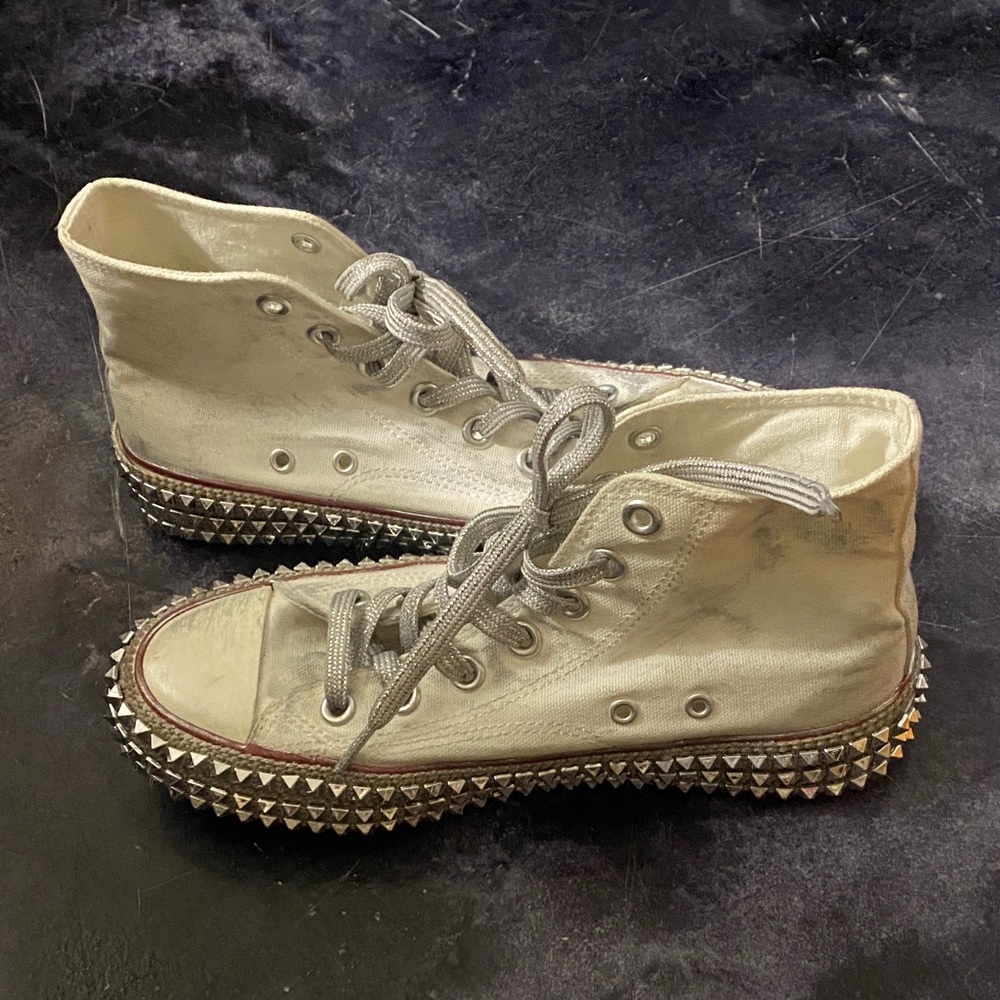 Nan-Ku Studded High-Top Sneakers